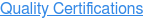 Quality Certifications
