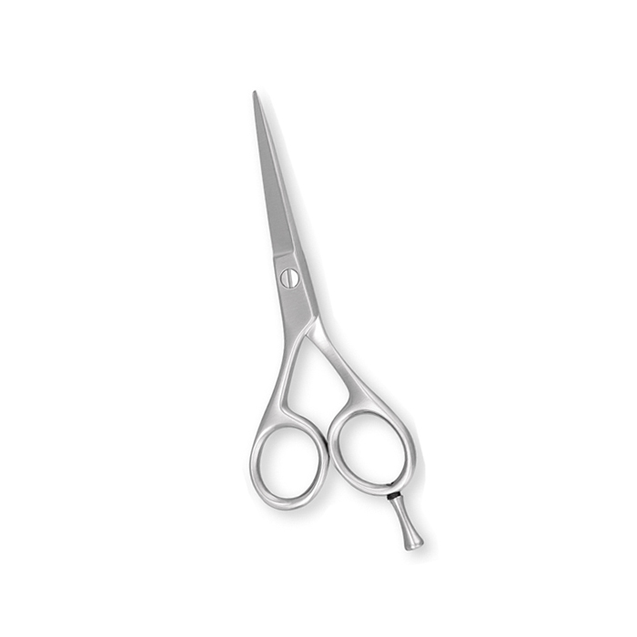 Hair Cutting Scissors with Finger Rest – Sharp Pointed Barber Shears (5″, 6″)” Professional stainless steel hair cutting scissors with sharp pointed blades, ergonomic handle, and finger rest, displayed on a white background.