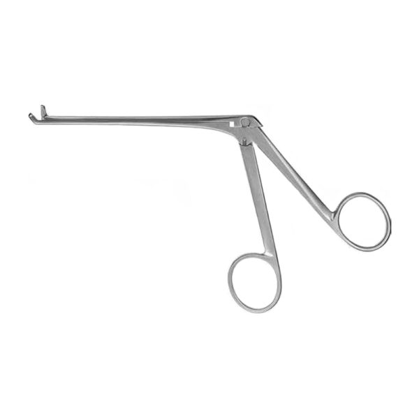 STUEMPEL-VOSS-Nasal-Forceps-ENT Stümpel-Voss Nasal Forceps, stainless steel ENT surgical instrument with long shanks and cupped jaws, designed for tissue removal and manipulation inside the nasal cavity.